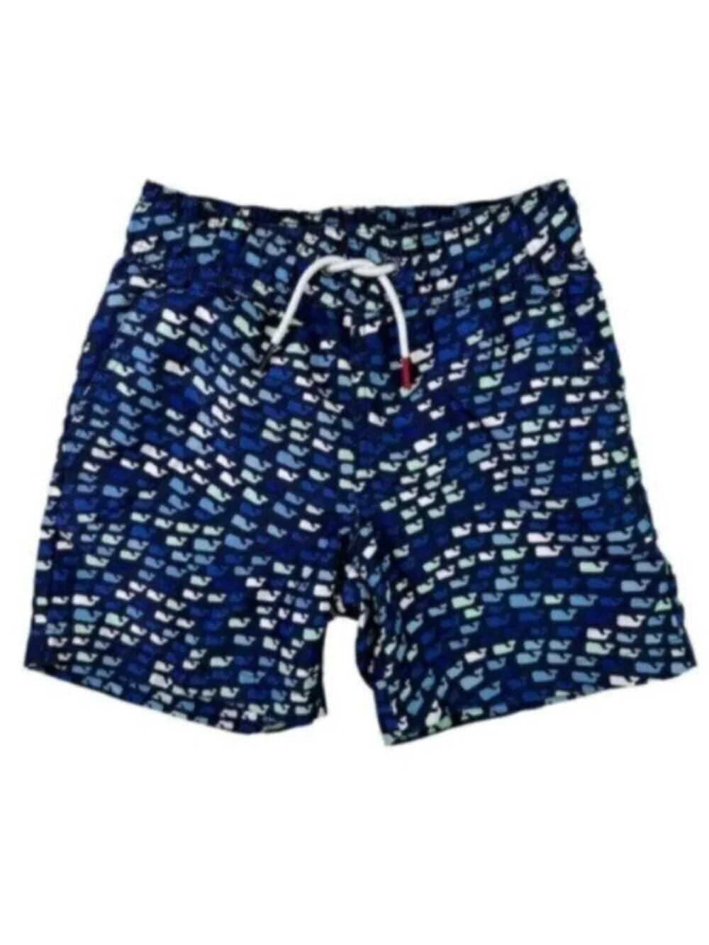 Vineyard Vines | Blue Whale Print Boy's Swim Trunk Size XS